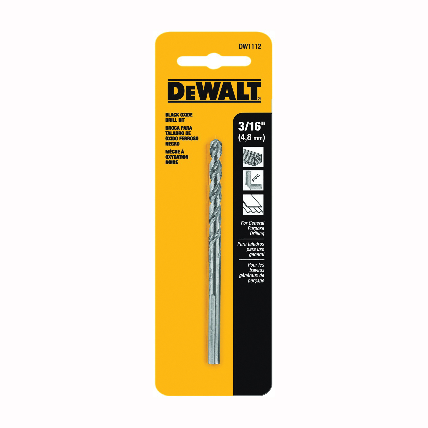 DEWALT Black Oxide Metal Drill Bit