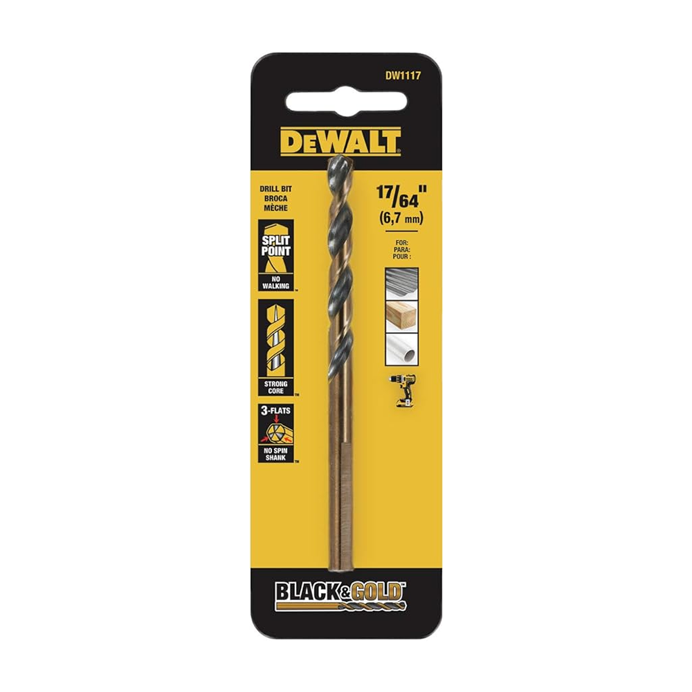 DEWALT Black Oxide Metal Drill Bit