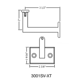 Handrail Bracket 3001SV - Adjustable Swivel Bracket