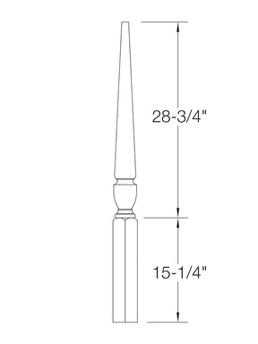 Stockbridge 3013 Stabilizer Newel Post (3-1/2")