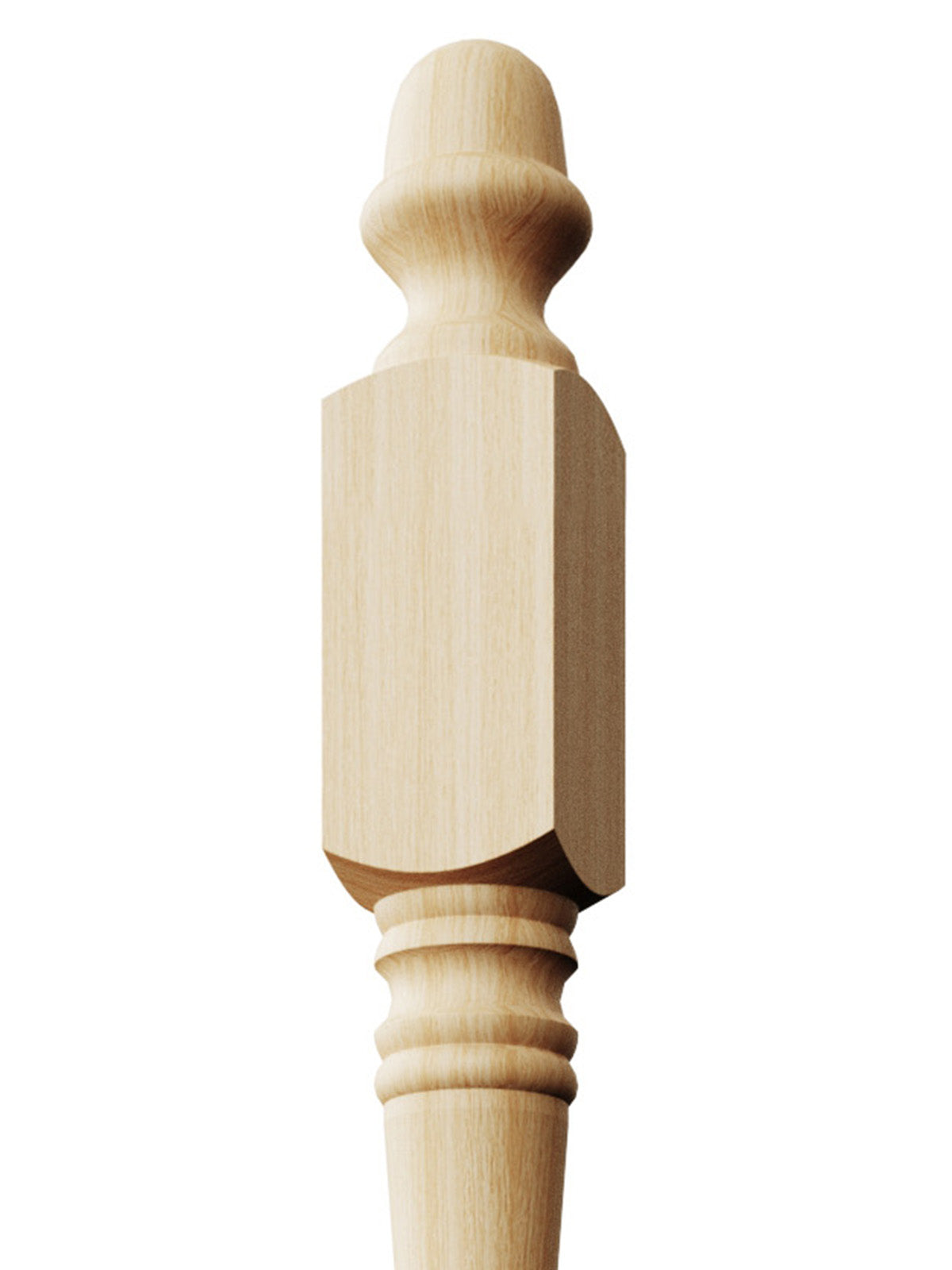 Hampton 3500AT Series Acorn Top Newel Post (3")