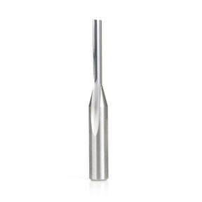 Amana Tool Solid Carbide Single 'O' Flute Straight Grind Aluminum Cutting Router Bits