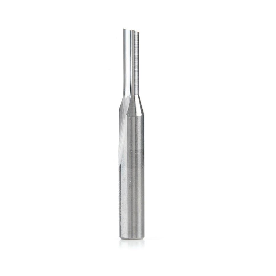 Amana Tool Solid Carbide Single 'O' Flute Straight Grind Aluminum Cutting Router Bits