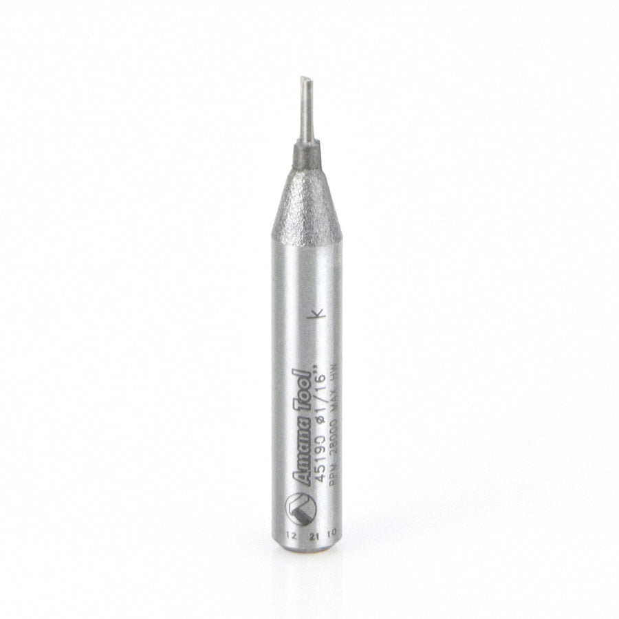 Amana Tool High Production Straight Plunge Router Bits - 1/2 Diameter and Under