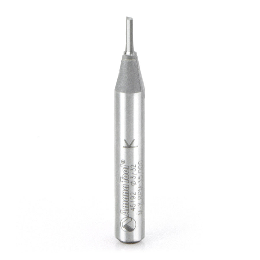 Amana Tool High Production Straight Plunge Router Bits - 1/2 Diameter and Under