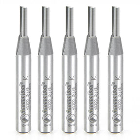 Amana Tool High Production Straight Plunge Router Bits - 1/2 Diameter and Under