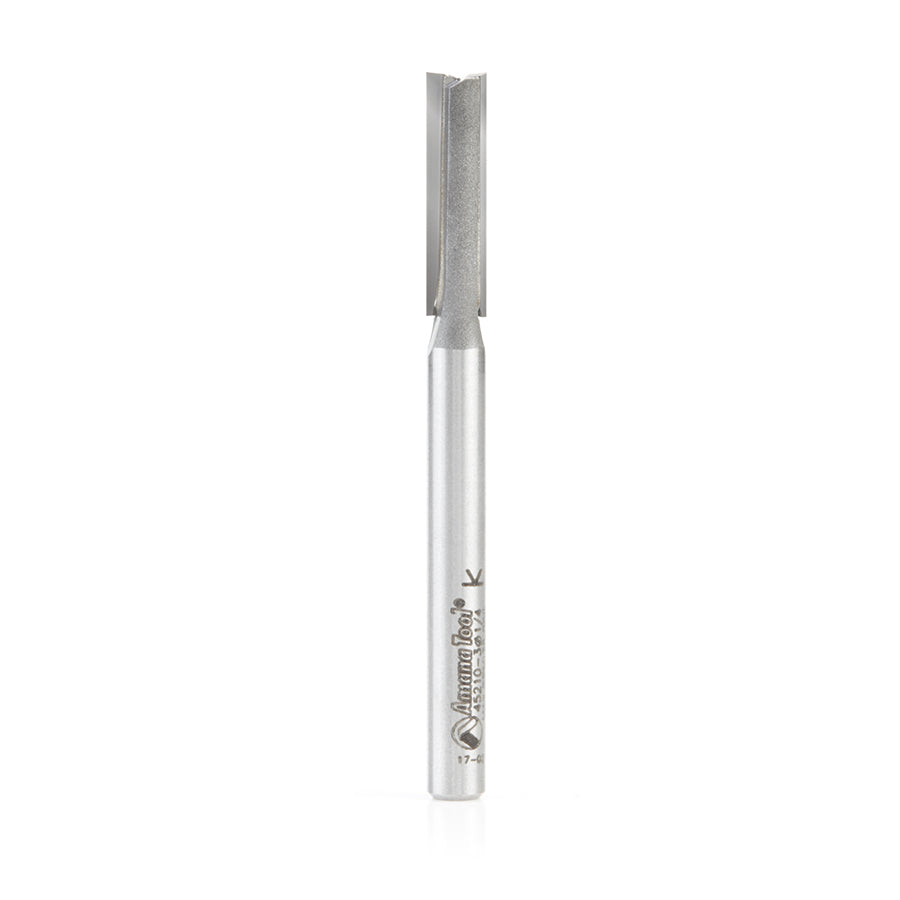 Amana Tool High Production Straight Plunge Router Bits - 1/2 Diameter and Under