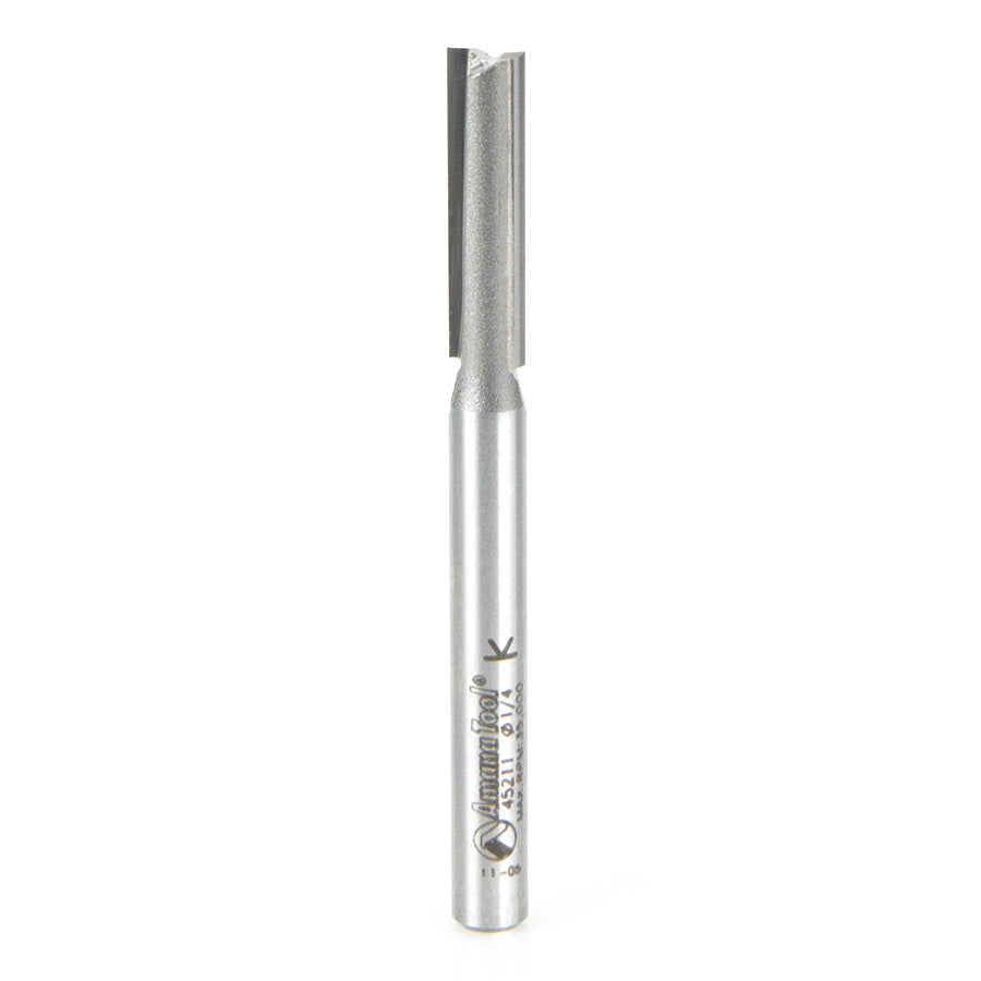 Amana Tool High Production Straight Plunge Router Bits - 1/2 Diameter and Under