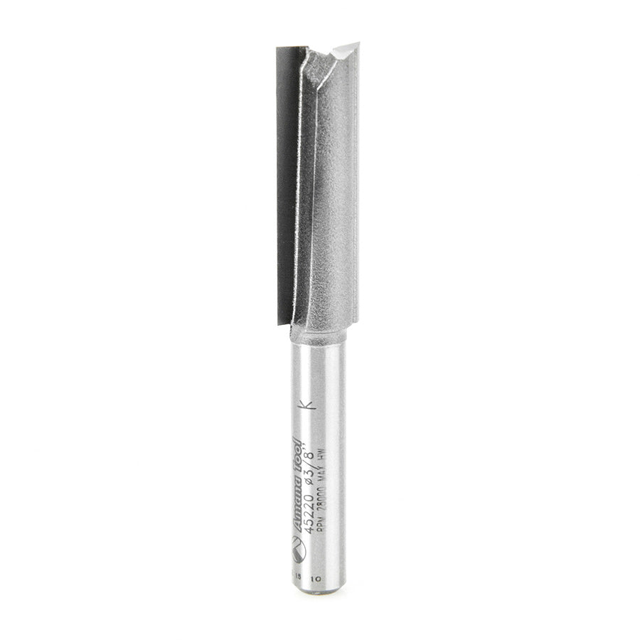 Amana Tool High Production Straight Plunge Router Bits - 1/2 Diameter and Under