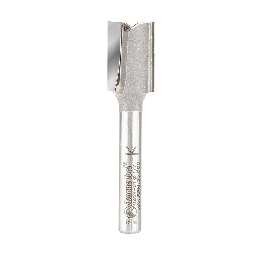 Amana Tool High Production Straight Plunge Router Bits - 1/2 Diameter and Under