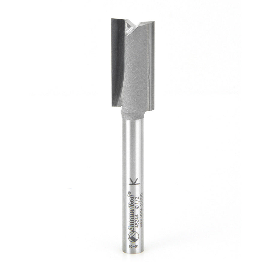 Amana Tool High Production Straight Plunge Router Bits - 1/2 Diameter and Under