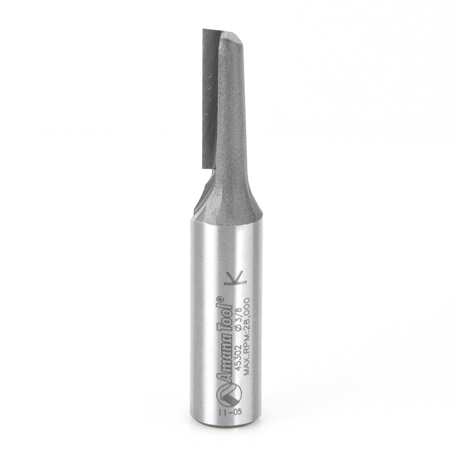 Amana Tool High Production Straight Plunge Router Bits - 1/2 Diameter and Under