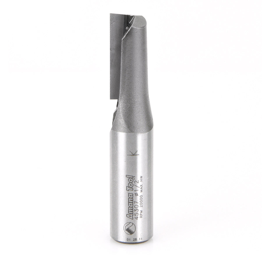 Amana Tool High Production Straight Plunge Router Bits - 1/2 Diameter and Under