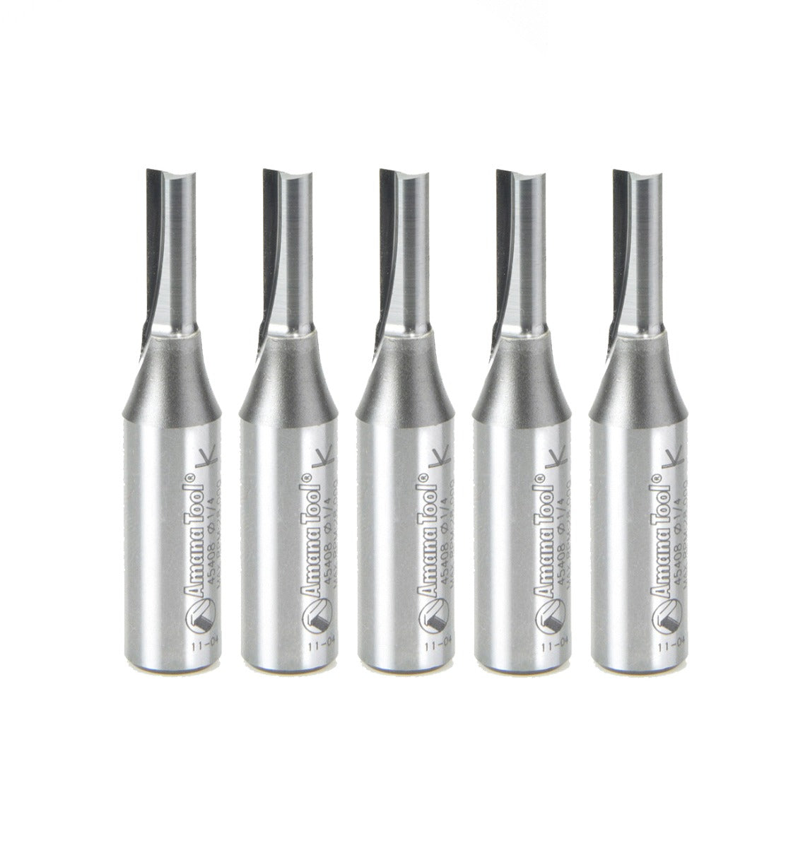 Amana Tool High Production Straight Plunge Router Bits - 1/2 Diameter and Under