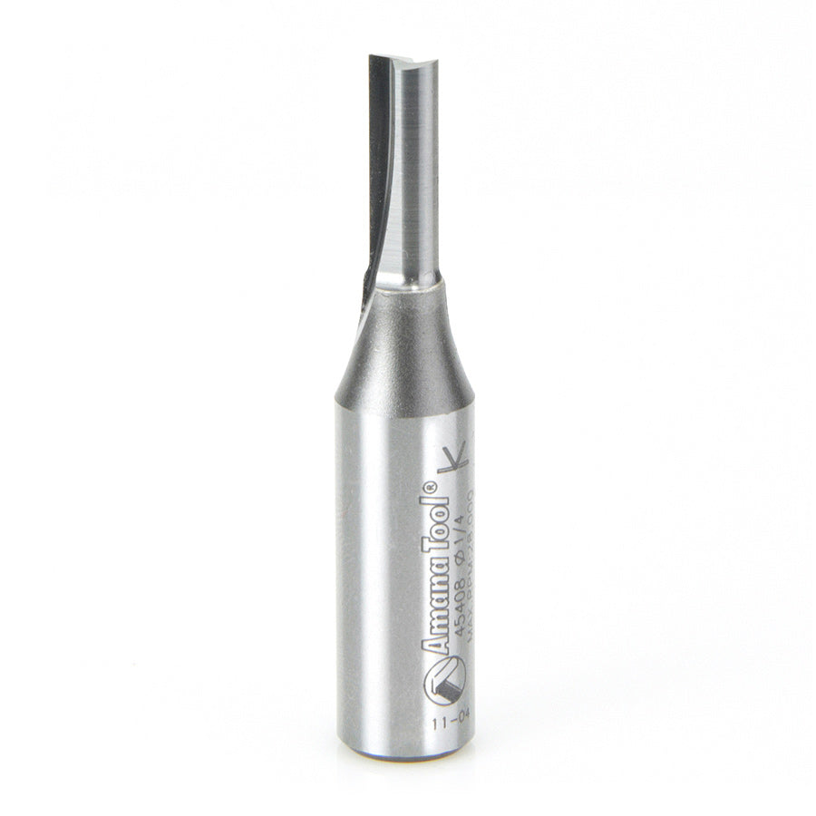 Amana Tool High Production Straight Plunge Router Bits - 1/2 Diameter and Under