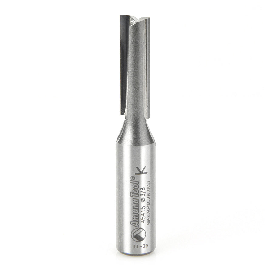 Amana Tool High Production Straight Plunge Router Bits - 1/2 Diameter and Under