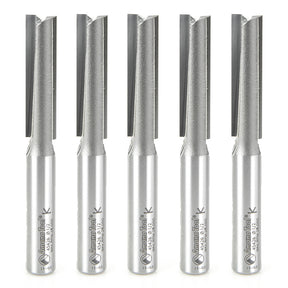 Amana Tool High Production Straight Plunge Router Bits - 1/2 Diameter and Under