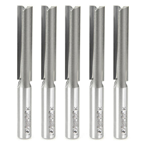 Amana Tool High Production Straight Plunge Router Bits - 1/2 Diameter and Under