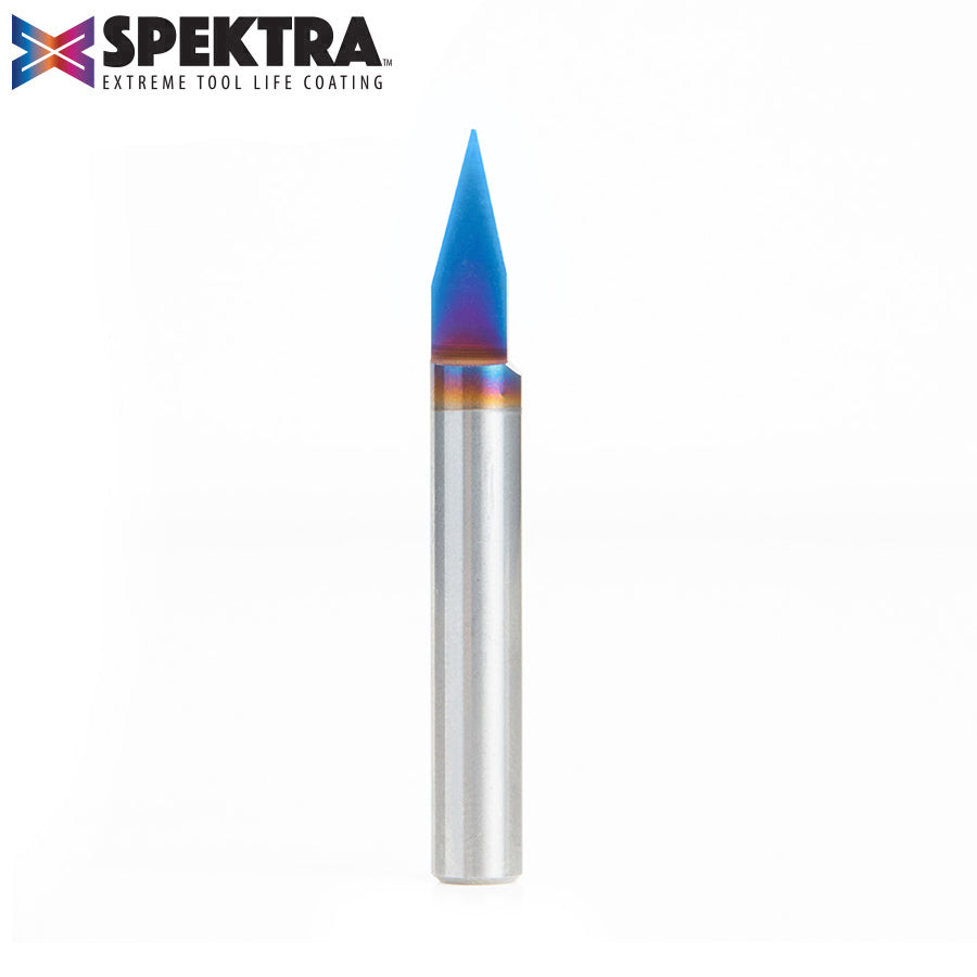 Amana Tool Solid Carbide Spektra™ Extreme Tool Life Coated Engraving Router Bits for Signmaking