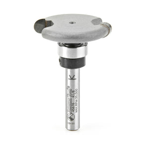 Amana Tool Rounded Dedicated Cutter with Changeable Bearing Router Bits for Flooring