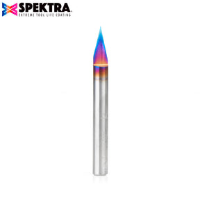 Amana Tool Solid Carbide Spektra™ Extreme Tool Life Coated Engraving Router Bits for Signmaking