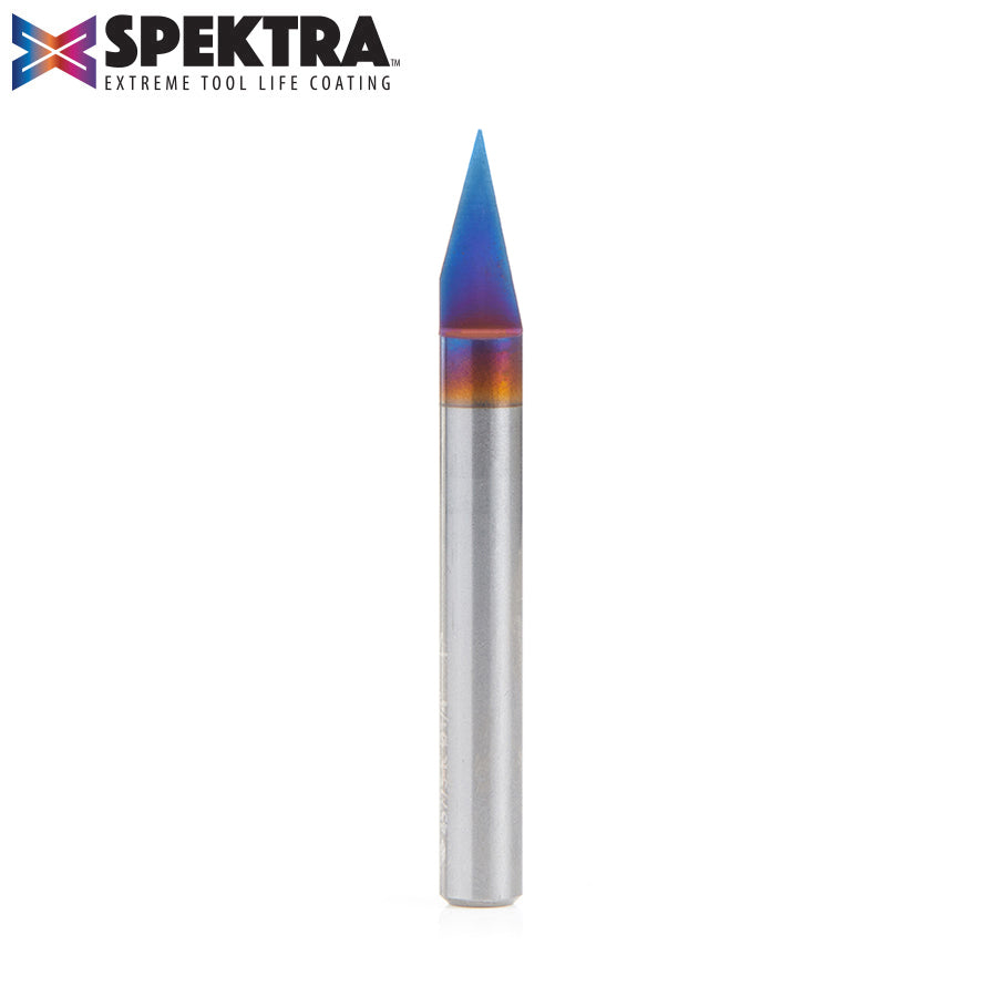 Amana Tool Solid Carbide Spektra™ Extreme Tool Life Coated Engraving Router Bits for Signmaking