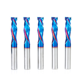 Amana Tool Solid Carbide Spektra™ Extreme Tool Life Coated Mortise Compression Spiral CNC Router Bits