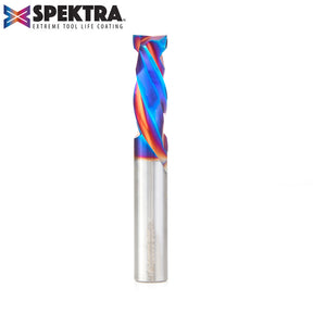 Amana Tool Solid Carbide Spektra™ Extreme Tool Life Coated Mortise Compression Spiral CNC Router Bits