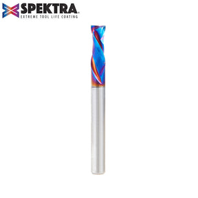 Amana Tool Solid Carbide Spektra™ Extreme Tool Life Coated Mortise Compression Spiral CNC Router Bits