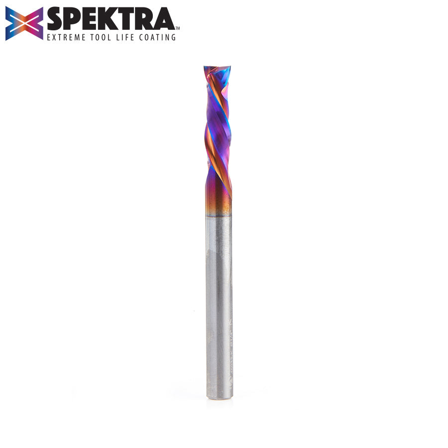 Amana Tool Solid Carbide Spektra™ Extreme Tool Life Coated Mortise Compression Spiral CNC Router Bits