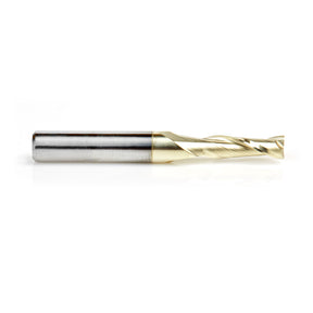 Amana Tool Solid Carbide Spiral Composite, Fiberglass & Phenolic Cutting ZrN Coated Router Bits