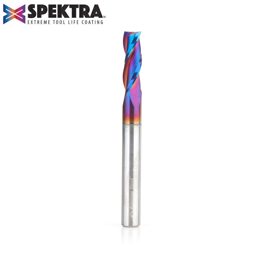 Amana Tool Solid Carbide Spiral Composite, Fiberglass & Phenolic Cutting ZrN Coated Router Bits