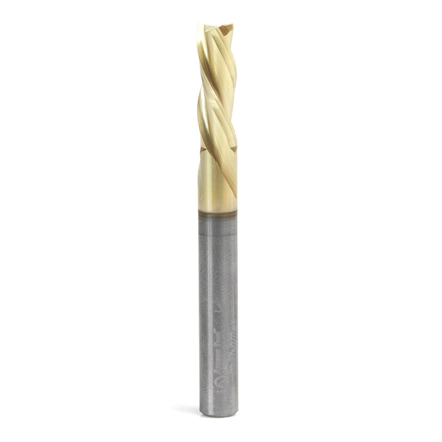 Amana Tool Solid Carbide Spiral Composite, Fiberglass & Phenolic Cutting ZrN Coated Router Bits