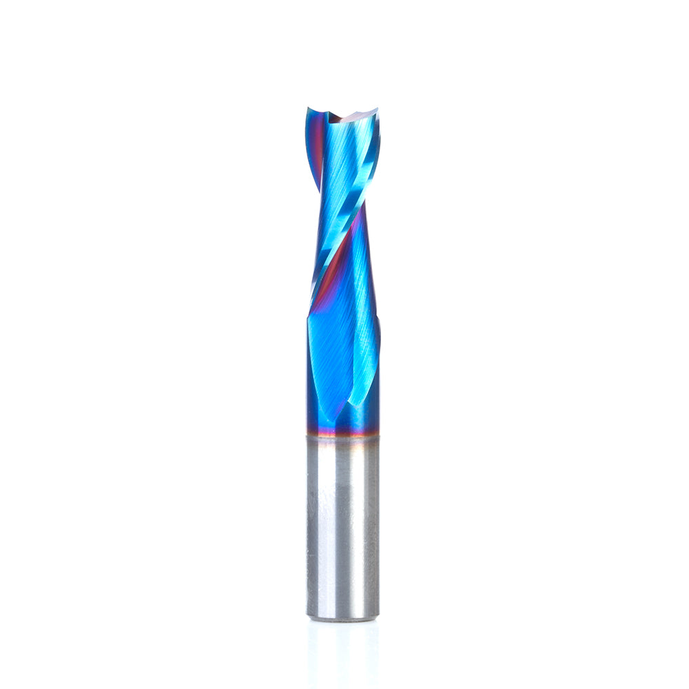 Amana Tool Solid Carbide Spektra™ Extreme Tool Life Coated Spiral 2-Flute Plunge CNC Router Bits