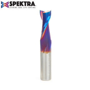 Amana Tool Solid Carbide Spektra™ Extreme Tool Life Coated Spiral 2-Flute Plunge CNC Router Bits