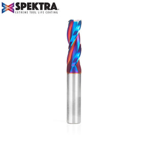 Amana Tool Solid Carbide Spektra™ Extreme Tool Life Coated Spiral 3-Flute Plunge CNC Router Bits