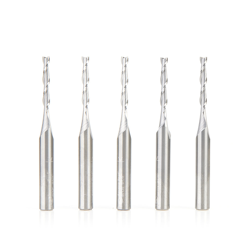 Amana Tool Solid Carbide Spiral Plunge CNC Router Bits