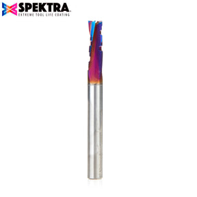 Amana Tool Solid Carbide Spektra™ Extreme Tool Life Coated Spiral Phenolic, Resin and Composite with Chipbreaker Router Bits