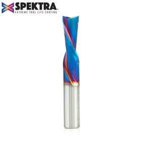 Amana Tool Solid Carbide Spektra™ Extreme Tool Life Coated Spiral 2-Flute Plunge CNC Router Bits