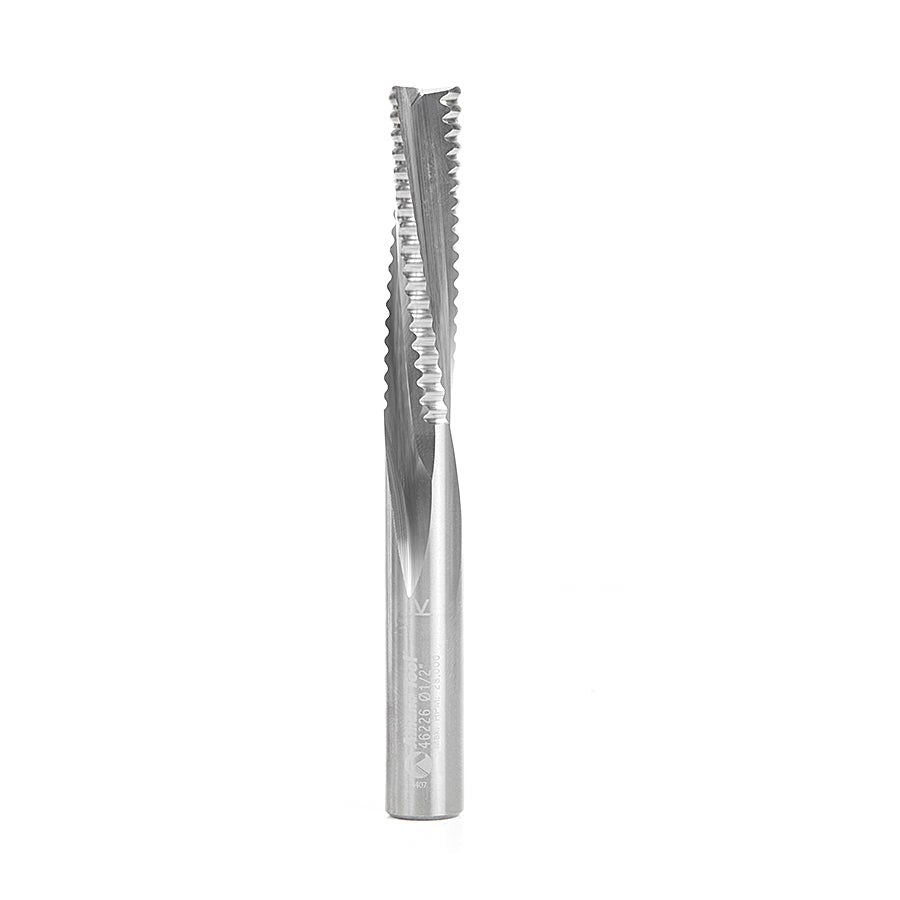 Amana Tool Solid Carbide Spiral 3 Flute Roughing CNC Router Bits with Chipbreaker