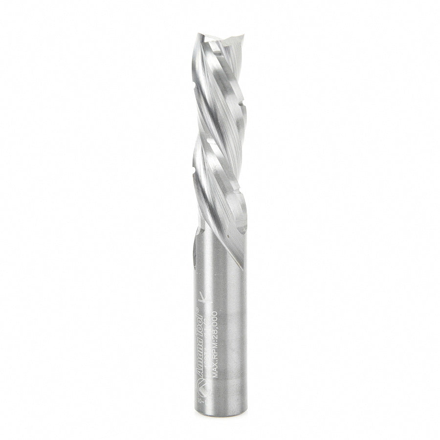 Amana Tool Solid Carbide Spiral 3 Flute CNC Router Bits with Chipbreaker