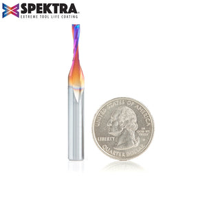 Amana Tool Solid Carbide Spektra™ Extreme Tool Life Coated Spiral Plunge for Solid Wood Router Bits