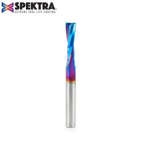 Amana Tool Solid Carbide Spektra™ Extreme Tool Life Coated Spiral Plunge for Solid Wood Router Bits