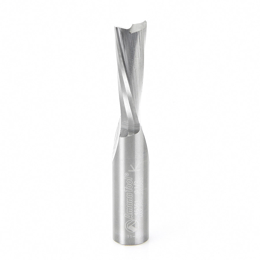 Amana Tool Solid Carbide Spiral Plunge Router Bits for Solid Wood