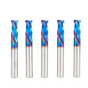 Amana Tool Solid Carbide Spektra™ Extreme Tool Life Coated Mortise Compression Spiral CNC Router Bits