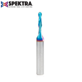 Amana Tool Solid Carbide Spektra™ Extreme Tool Life Coated Ball Nose Router Bits