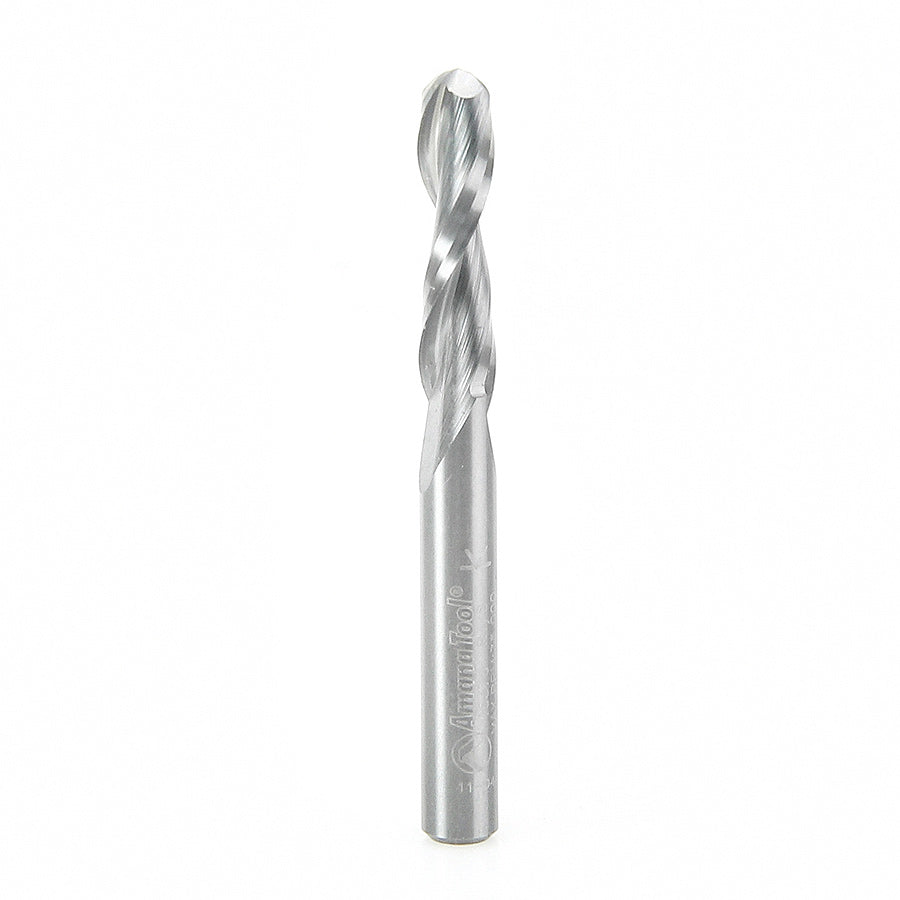 Amana Tool Solid Carbide Ball Nose Spiral CNC Router Bits