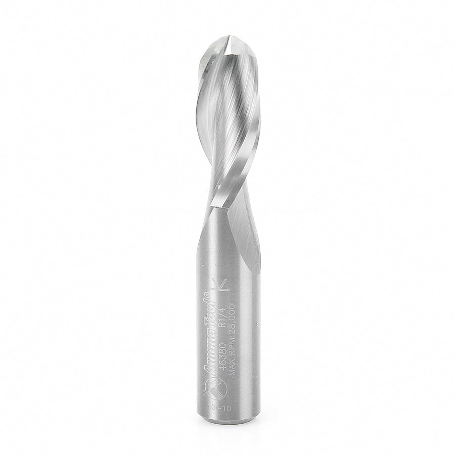 Amana Tool Solid Carbide Ball Nose Spiral CNC Router Bits