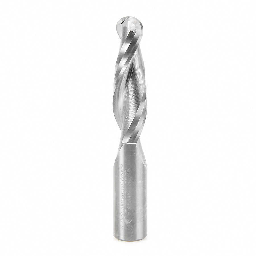 Amana Tool Solid Carbide Ball Nose Spiral CNC Router Bits