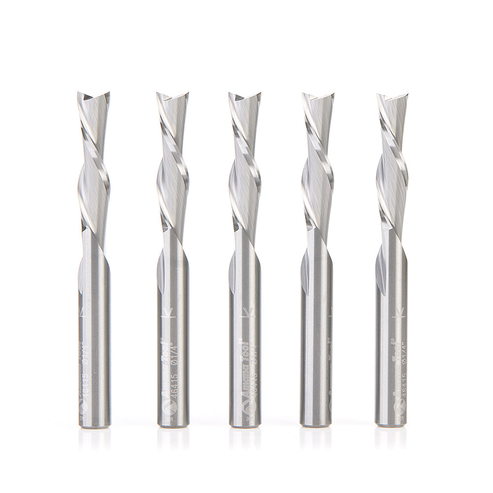 Amana Tool Solid Carbide Spiral Plunge CNC Router Bits